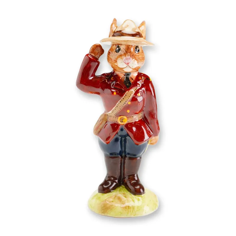 Royal Doulton Prototype Bunnykins Figurine, Mountie from auction in Hollywood, Florida