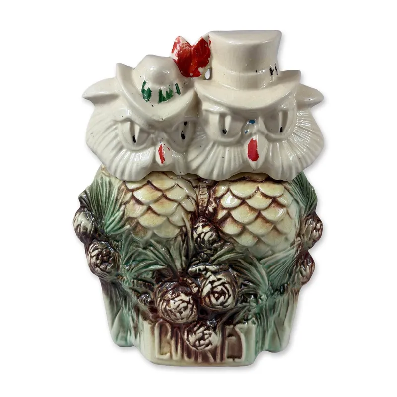 McCoy Ceramic Pottery Owl Cookie Jar from auction in Hollywood, Florida