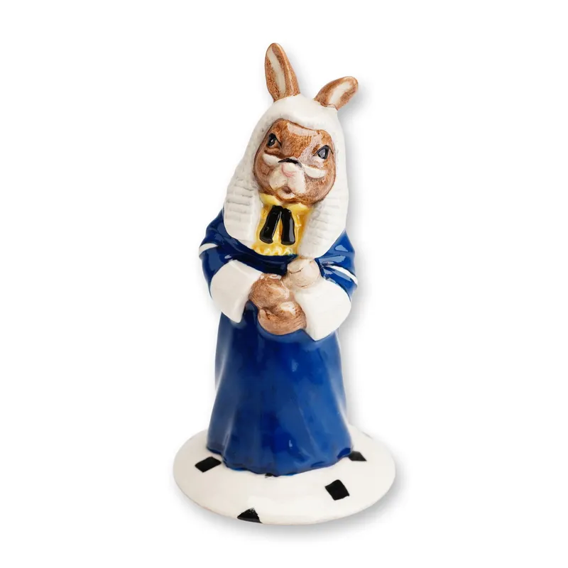 Royal Doulton Bunnykins Trial Special Colorway Figurine, Judge DB188 from auction in Hollywood, Florida