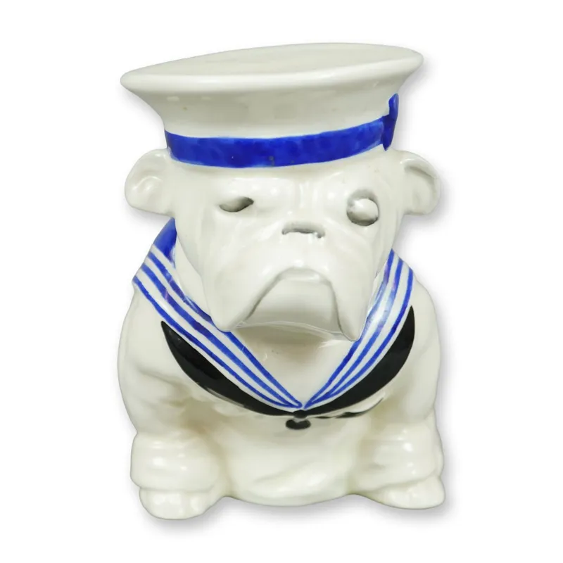Royal Doulton Porcelain Medium Figurine, Sailor Bulldog from auction in Hollywood, Florida