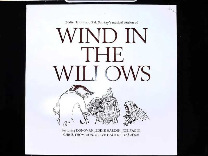 Eddie Hardin and Zak Starkey Musical Version of Wind in the Willows Vinyl LP President Records PTLS from auction in Hollywood, Florida