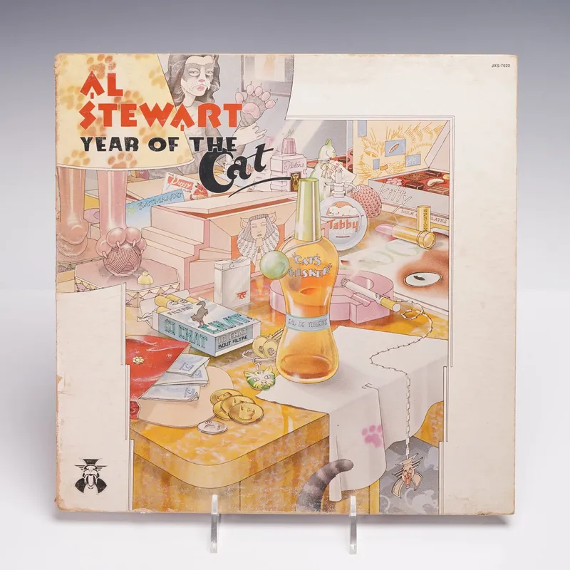 Janus Records Al Stewart Vintage Vinyl Record, Year of the Cat from auction in Hollywood, Florida