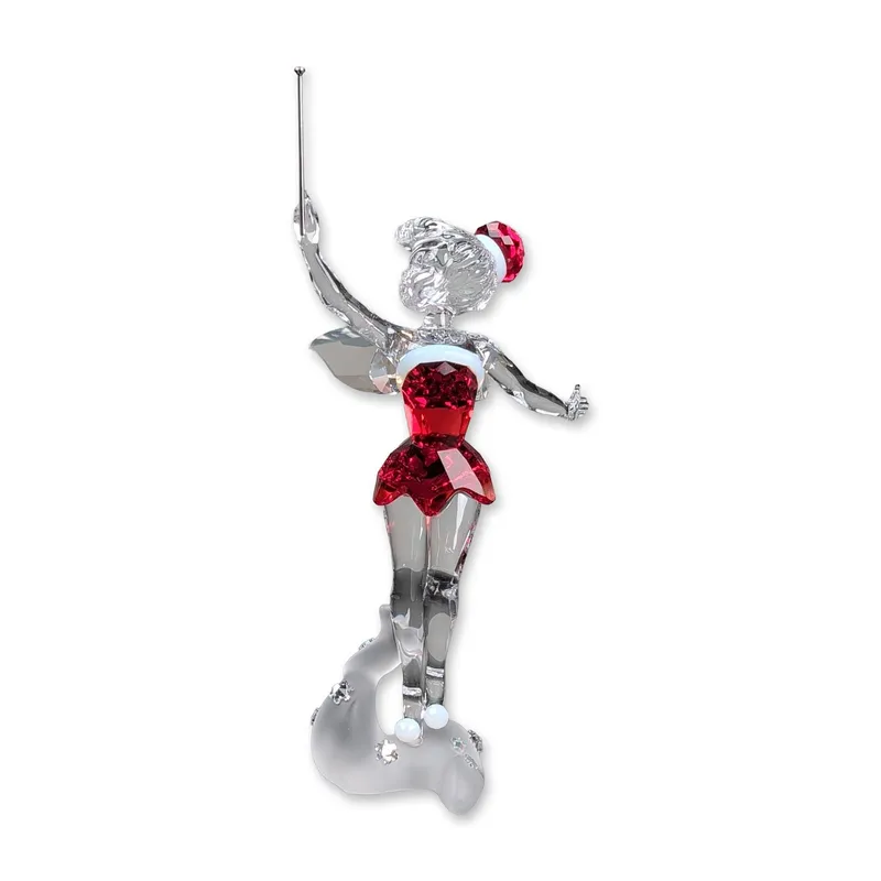 Swarovski Crystal Disney 2012 Christmas Figurine, Tinkerbell Santa from auction in Hollywood, Florida