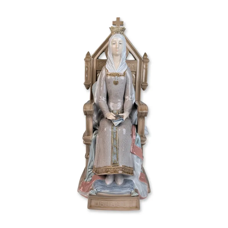 Lladro Porcelain Figurine, Isabel of Castilla 01004932 from auction in Hollywood, Florida