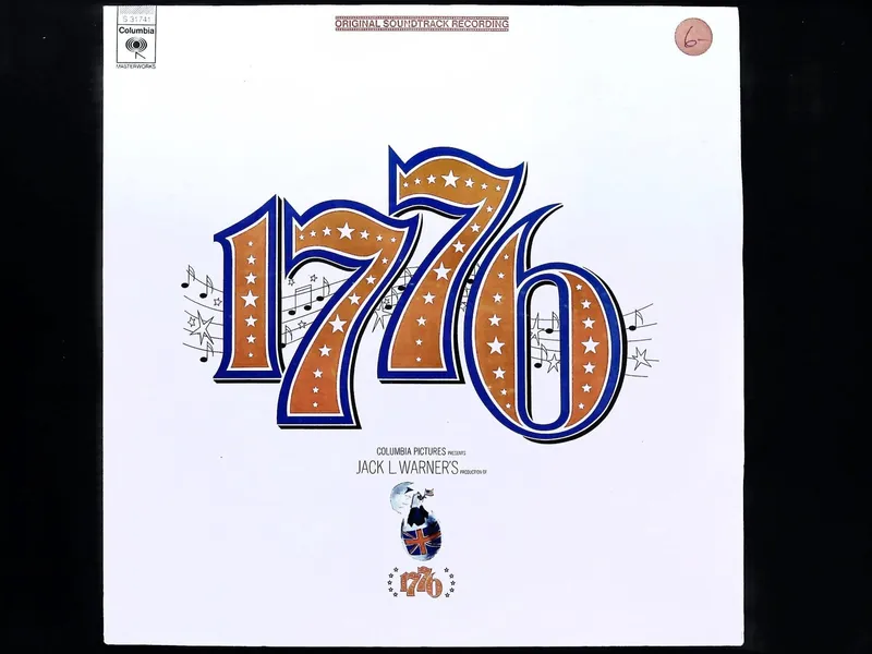 Columbia Masterworks 1776 Original Motion Picture Soundtrack Promotional Vinyl LP S 31741 from auction in Hollywood, Florida
