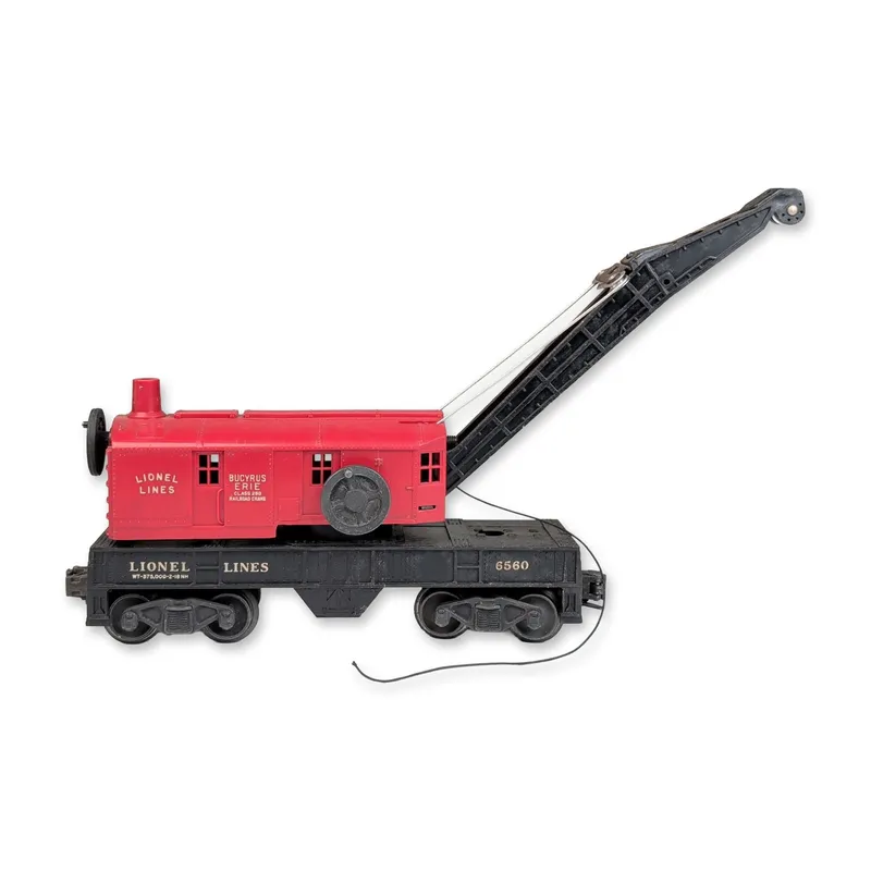 Lionel 6560 Bucyrus Erie Crane Car from auction in Hollywood, Florida