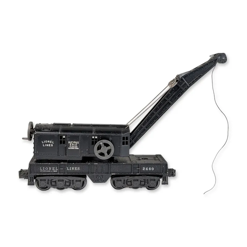 Lionel Lines 2460 Bucyrus Erie Railroad Crane Car from auction in Hollywood, Florida