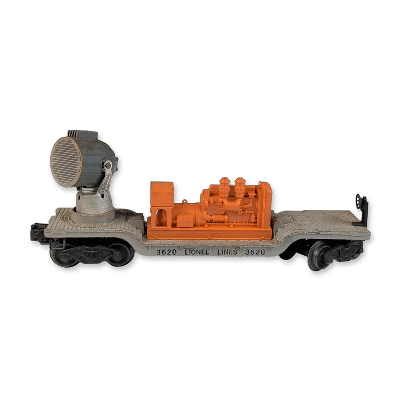 Lionel Post-War O-Gauge 3620 Searchlight Car from auction in Hollywood, Florida