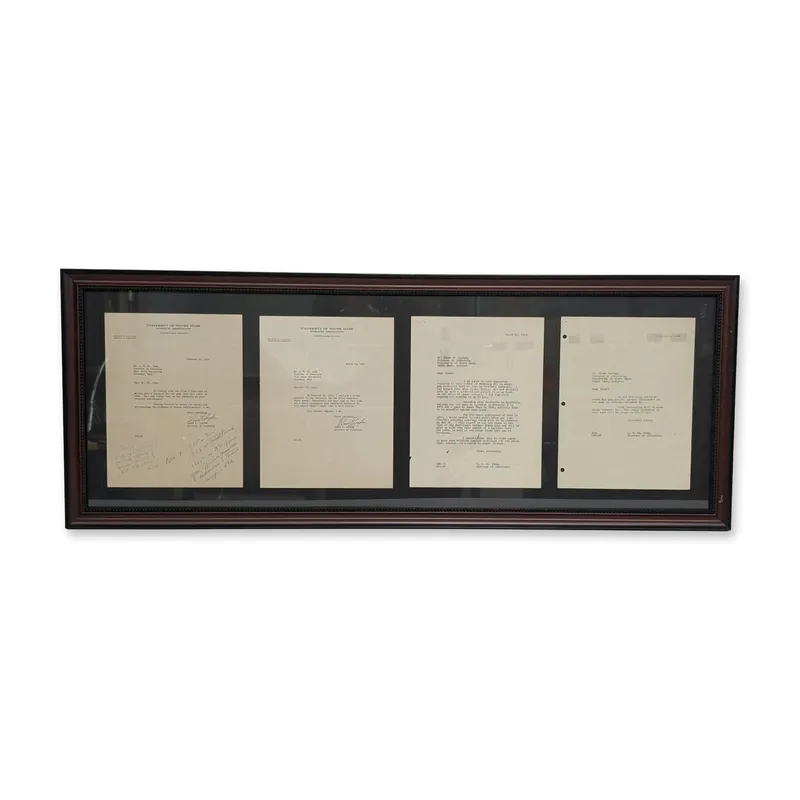 Notre Dame and Ohio State Football Correspondence Collection from auction in Hollywood, Florida