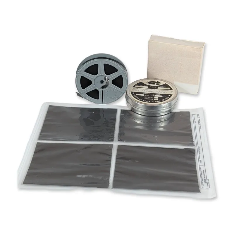 3pc NASA Goddard Space Flight Center 16mm Film and 4x5 Negatives from auction in Hollywood, Florida