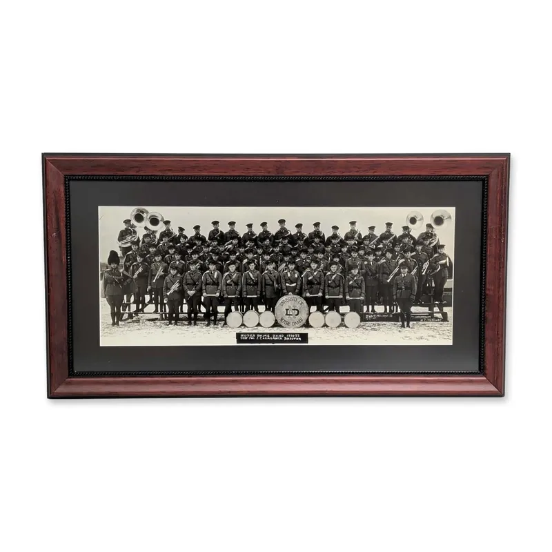 H. C. Elmore, 1932-33 University of Notre Dame Band Panoramic Photograph from auction in Hollywood, Florida