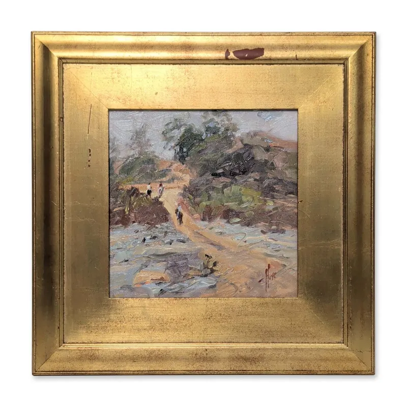 Debra Huse (American, b. 1950), Oil on Canvas, Impressionist Landscape, Signed from auction in Hollywood, Florida