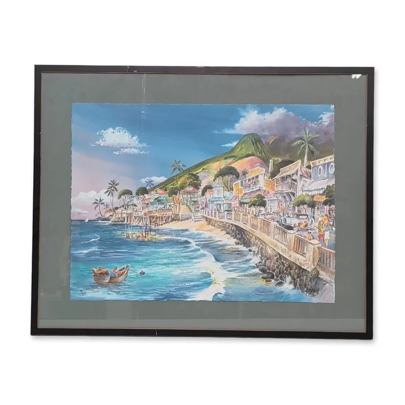 Jim Kingwell (American, 20th-21st century) Print on Watercolor Archival Paper, Signed & Numbered from auction in Hollywood, Florida