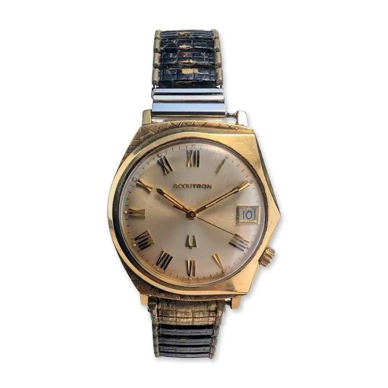 Bulova Accutron Wristwatch with 14kt Gold Case from auction in Hollywood, Florida
