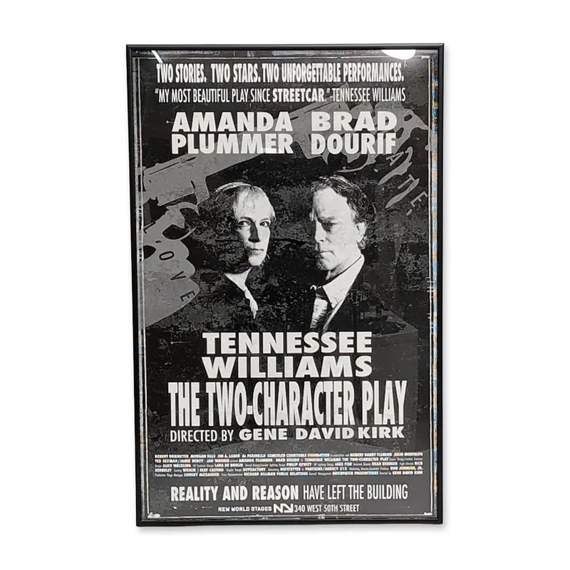 Tennessee Williams Two-Character Play Poster from auction in Hollywood, Florida