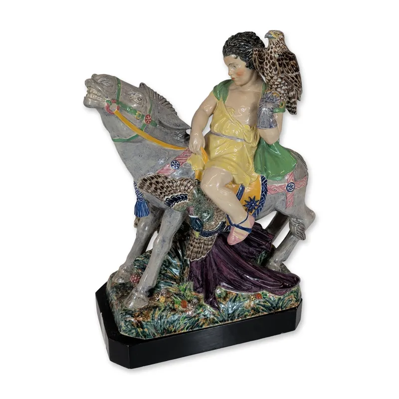 Charles Vyse  Sculpture, The Falconer from auction in Hollywood, Florida