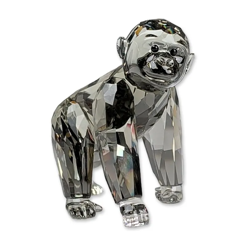 Swarovski SCS Crystal Gorilla Cub Figurine from auction in Hollywood, Florida