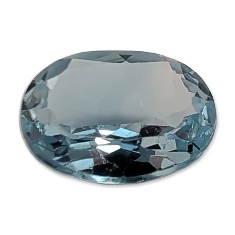 Oval Cut Light Blue Loose Sapphire Gemstone from auction in Hollywood, Florida