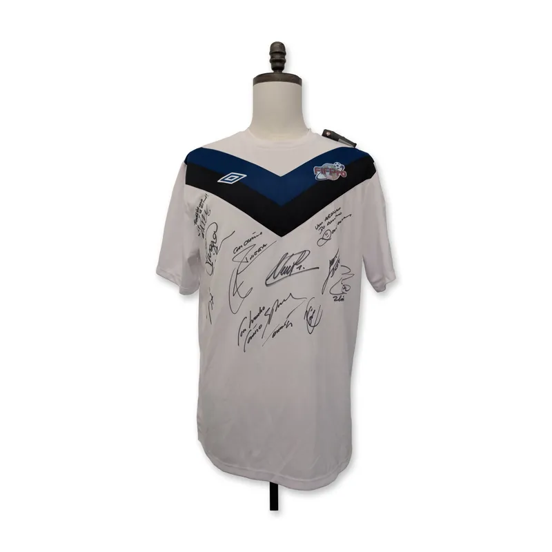 Umbro 2013 FIFPro World XI Signed Soccer Jersey from auction in Hollywood, Florida