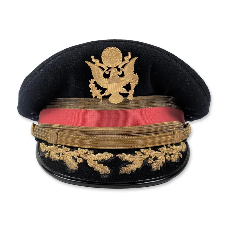 Berkshire De Luxe US Army General Officer Dress Cap - Artillery from auction in Hollywood, Florida