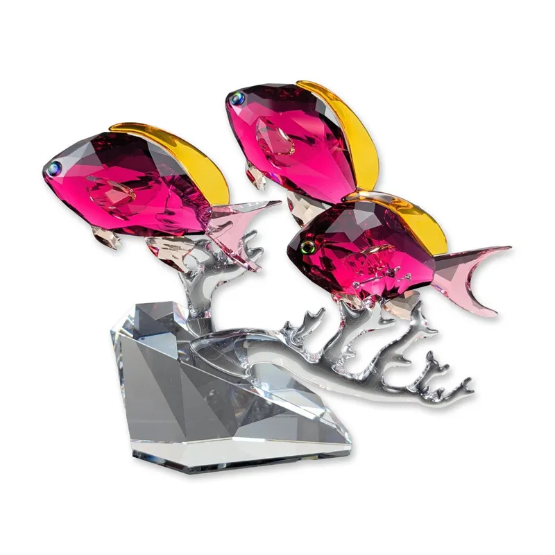 Swarovski Anthias Fish Trio Crystal Figurine from auction in Hollywood, Florida