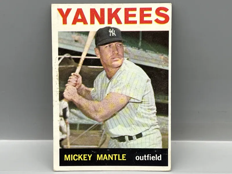 1964 Topps Mickey Mantle #50 - HOF - NY Yankees from auction in Greenville, Ohio