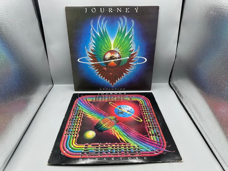 Journey (2 LP Lot): Evolution (1979); and Departure (1980) from auction in Greenville, Ohio