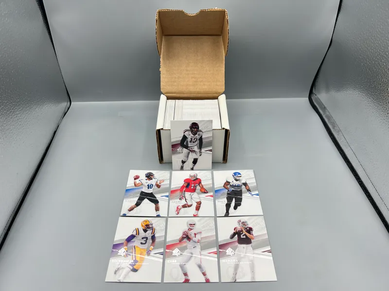 2014 Upper Deck SP Authentic Football Complete Base Set 1-100 W/ Complete SPx Base Set 1-50 - Includes Mike Evans RC, Davante Adams RC, Odell Beckham Jr. RC, & More Star Rookies from auction in Greenville, Ohio
