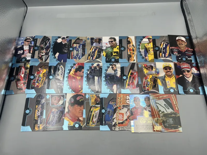 (25+) Assorted Nascar Racing Cards - Tony Stewart, Mark Martin, Dale Jarrett from auction in Greenville, Ohio
