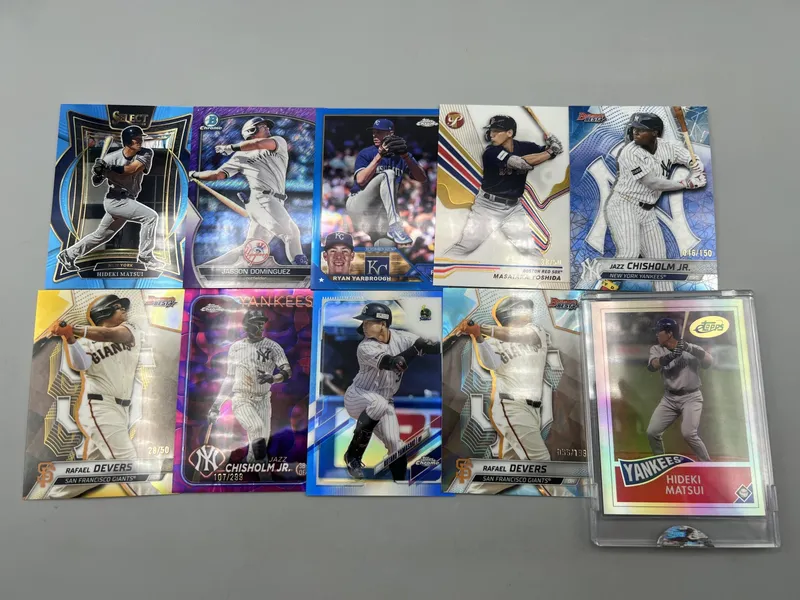 (10) Modern Baseball Serial Numbered Cards from auction in Greenville, Ohio