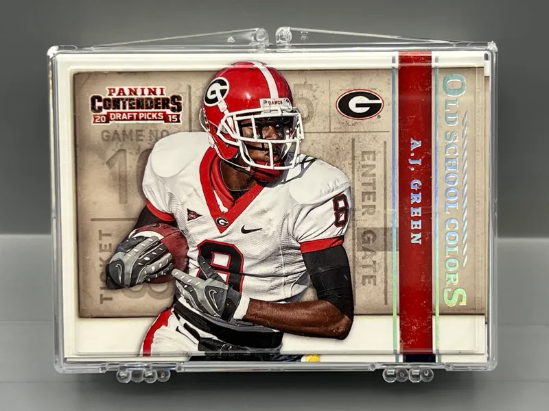 2015 Panini Contenders Draft Picks Old School Colors Complete 50 Card Set from auction in Greenville, Ohio