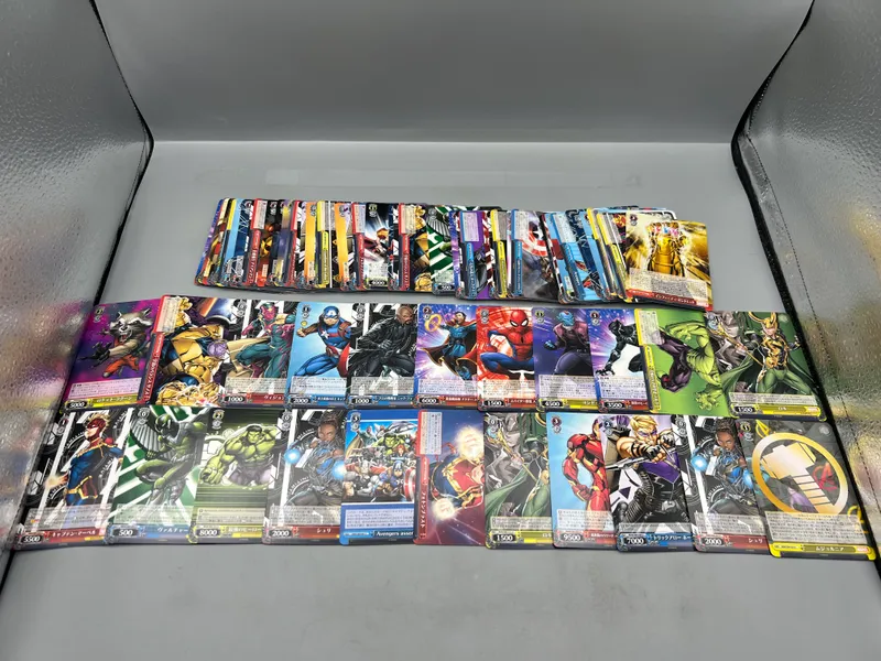 Lot of Assorted Marvel Trading Cards from auction in Greenville, Ohio