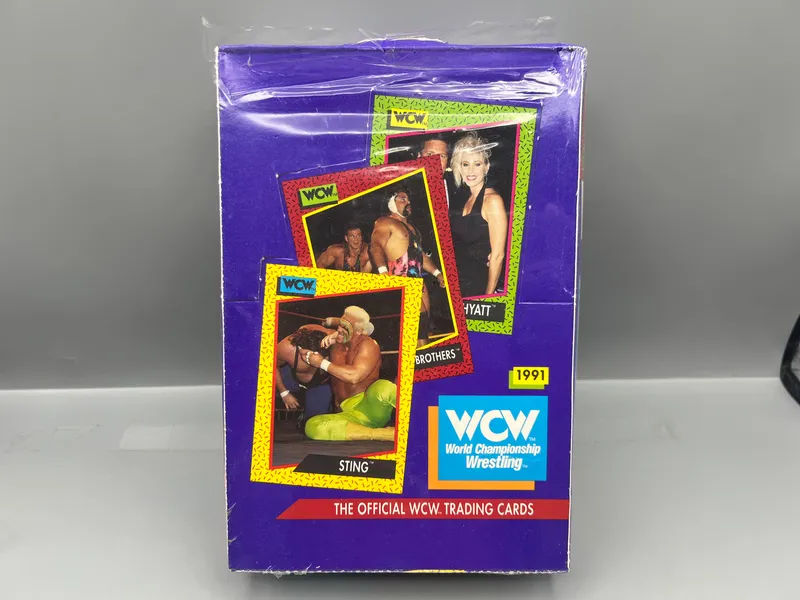 1991 WCW Wrestling Factory Sealed Wax Box from auction in Greenville, Ohio