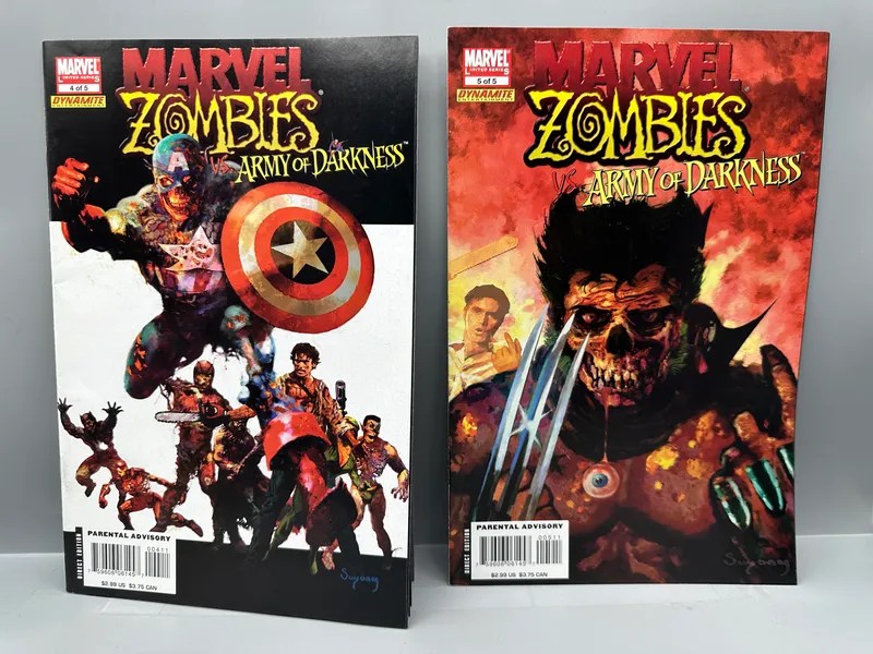 Marvel Zombies vs. Army of Darkness #4 and 5 from auction in Greenville, Ohio