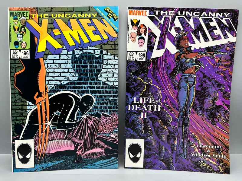 Marvel The Uncanny X-Men #196 and 198 from auction in Greenville, Ohio