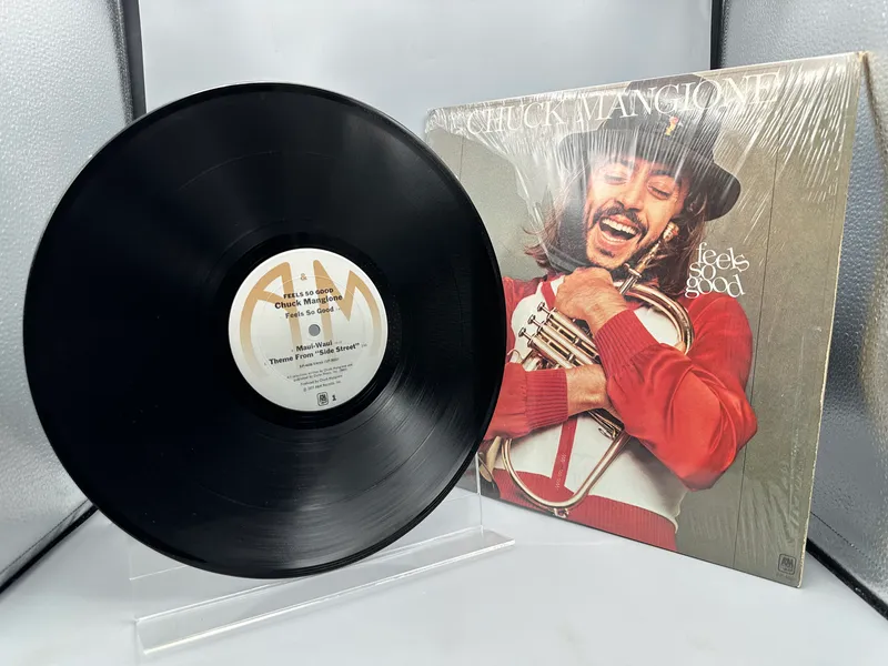 1977 A&M Records Chuck Mangione Feels So Good Vinyl Album - SP-5054 from auction in Greenville, Ohio