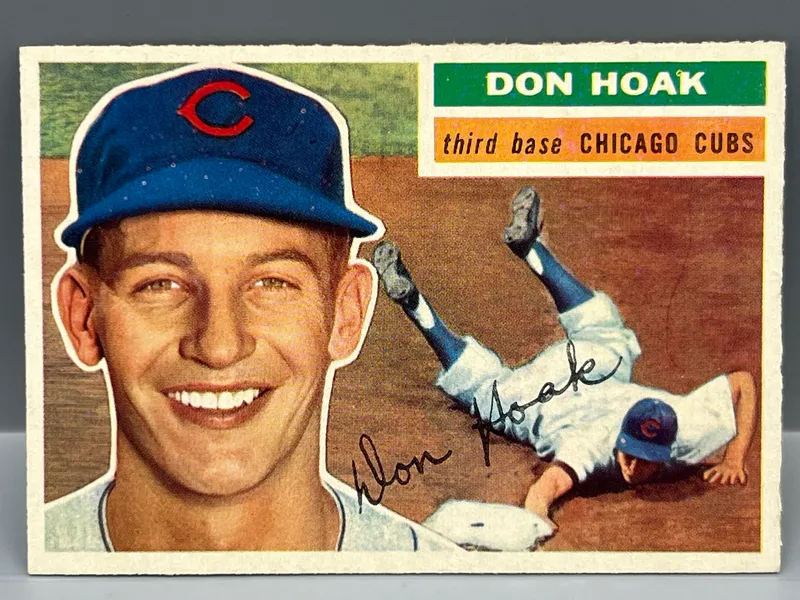 1956 Topps Don Hoak #335 from auction in Greenville, Ohio