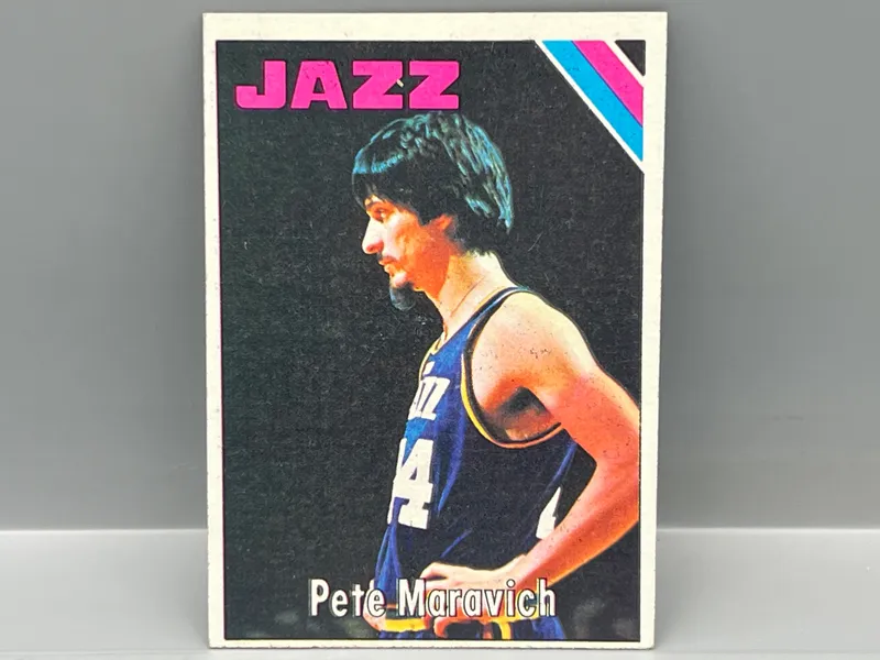 1975-76 Topps Pete Maravich #75 from auction in Greenville, Ohio