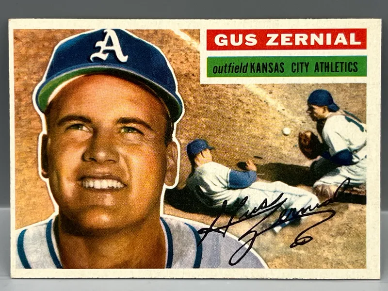 1956 Topps Gus Zernial #45 from auction in Greenville, Ohio