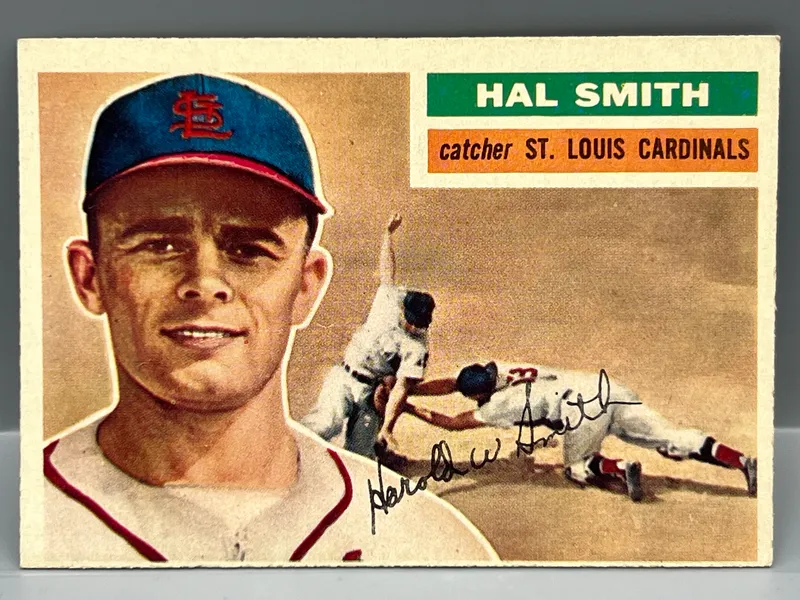 1956 Topps Hal Smith #283 from auction in Greenville, Ohio