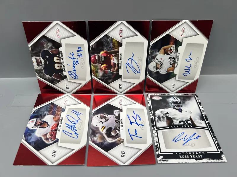 (6) Assorted Sage Football Pack Pulled RC Autos from auction in Greenville, Ohio