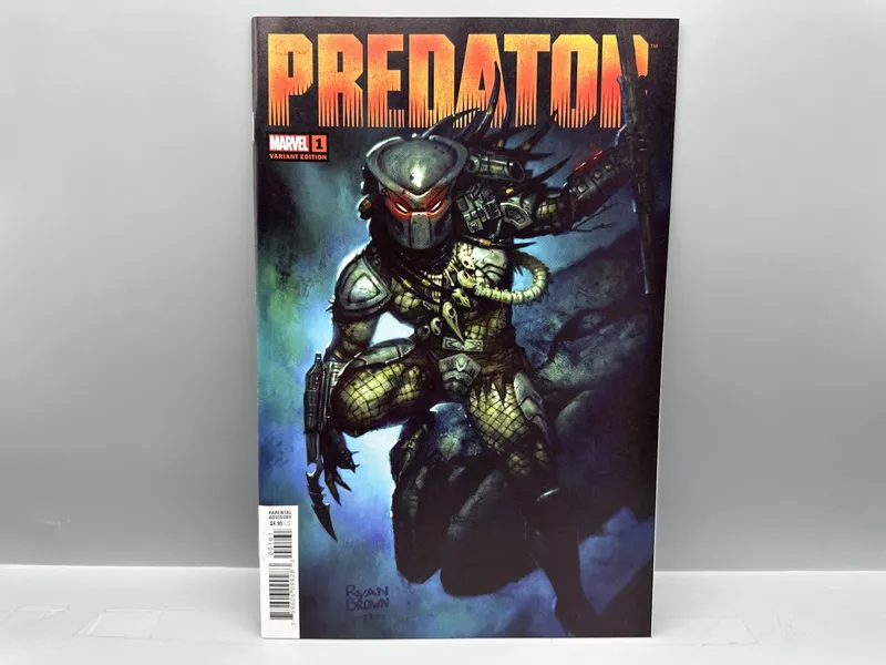Marvel Comics Predator #1 (2022) - 1:25 Ryan Brown Variant - 1st appearance of Theta Berwick from auction in Greenville, Ohio
