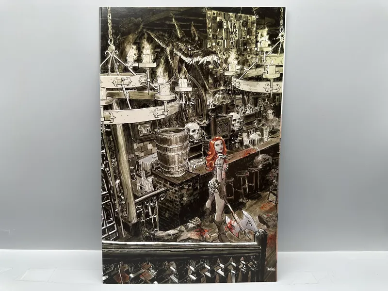 Dynamite Entertainment Red Sonja #1 (2019) - Dan Panosian Essential Sequential Urban Barbarian Exclusive Virgin Variant - Volume 5 Launch from auction in Greenville, Ohio