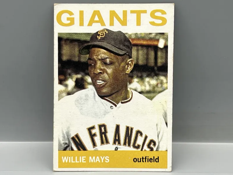 1964 Topps #150 Willie Mays (HOF) / Giants from auction in Greenville, Ohio