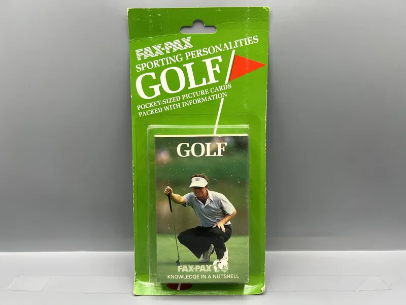 1986 Fax-Pax PGA Tour Golf Factory Sealed Complete Set - Jack Nicklaus from auction in Greenville, Ohio