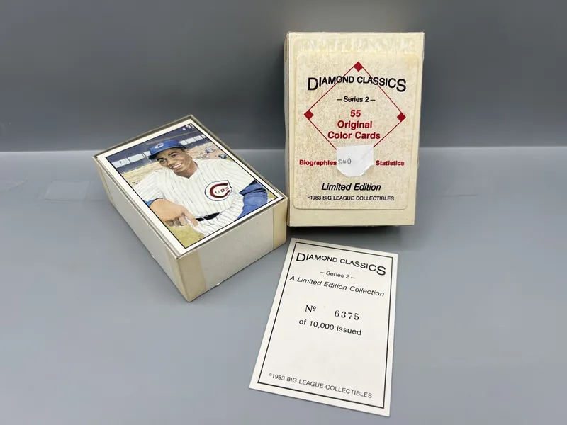1983 Big League Collectibles Diamond Classics Series 2 Complete 55 Card Set w/ COA - Only 10,000 Sets Issued from auction in Greenville, Ohio