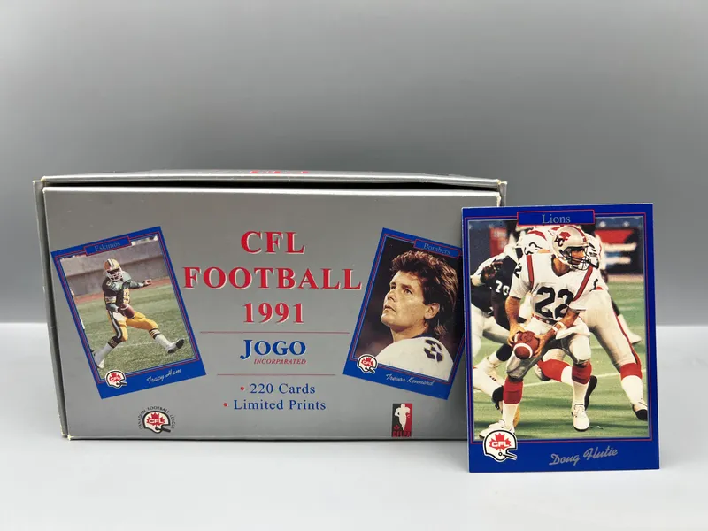 1991 Jogo Incorporated CFL Football Set W/ Doug Flutie RC from auction in Greenville, Ohio