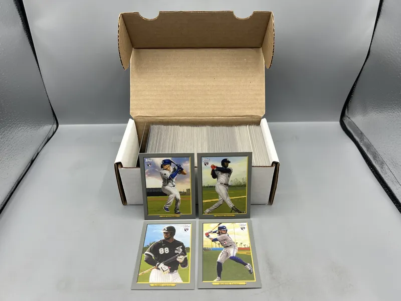 (4) 2020 Topps Turkey Red Baseball Complete 50 Card Sets W/ Yordan Alvarez RC, Luis Robert RC, Gavin Lux RC, & Bo Bichette RC - 4 Total Sets from auction in Greenville, Ohio
