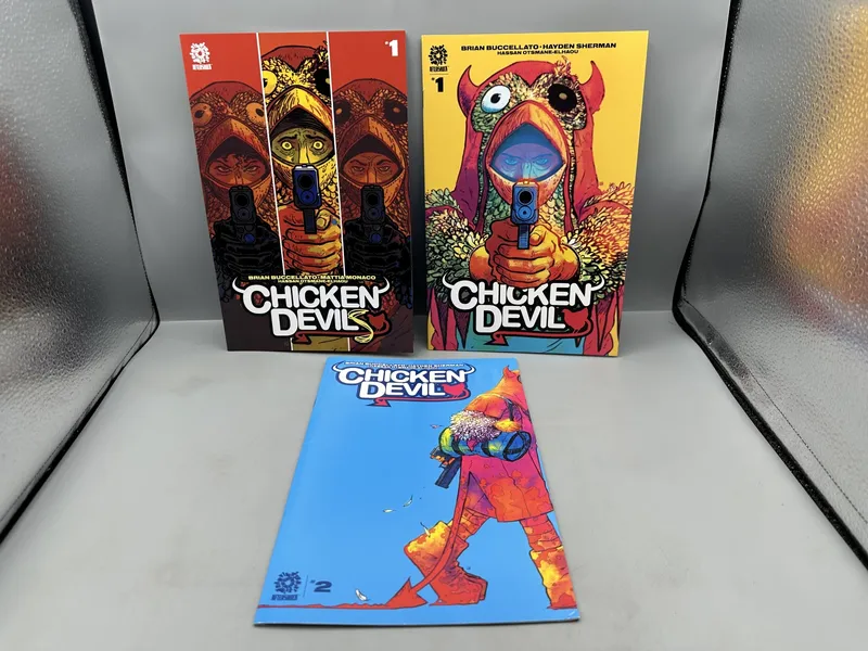 AfterShock Comics Chicken Devil #1 & #2 (2021-2022) - Lot of 3 - Includes Variant - 1st Appearance of Mitchell Moss from auction in Greenville, Ohio