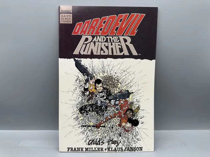 Marvel Comics Daredevil and the Punisher: Child's Play (1988) - Frank Miller and Klaus Janson art - Collects Daredevil #182-184 from auction in Greenville, Ohio
